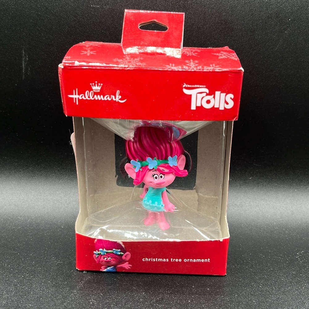 HALLMARK WAL-MART DREAMWORKS TROLLS POPPY HANGING TOY FIGURE DECORATION